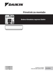 FTXP50-71N_Installation manual_3PSL695637-2F_Slovenian download